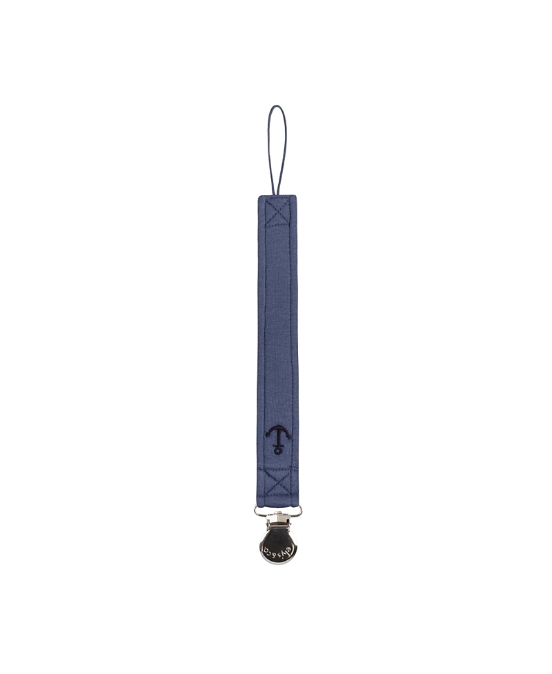 Ely's & Co. Unisex Velour Stripe Collection Paci Clip - Baby