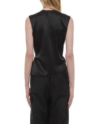 Silk Scarf Drape Top