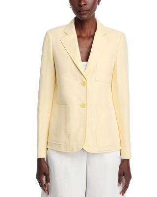 Linen and Cotton Patch Pocket Blazer