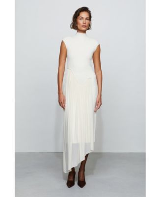 Francis Knit Combo Midi Dress