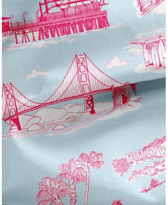 California Toile Tea Towel, Set of 2
