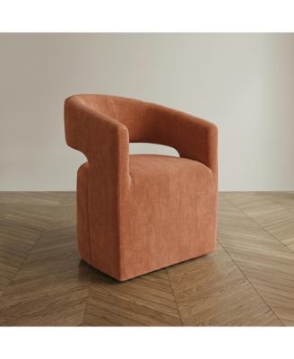  Orion Modern Upholstered Accent Chair with Casters