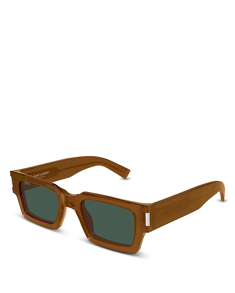 Saint Laurent Rectangular Sunglasses, 50mm