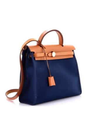 31 Herbag Zip Leather and Toile