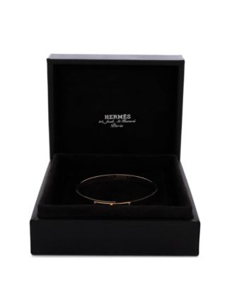 Small Kelly Bracelet 18K Rose Gold with 4 Diamonds