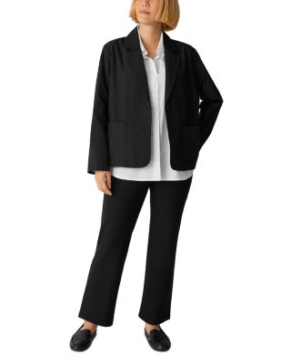 Washable Stretch Crepe Ankle Kick Flare Pants