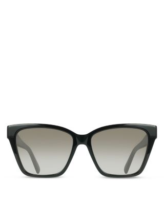 Gancini Hinge Angular Square Sunglasses, 57mm