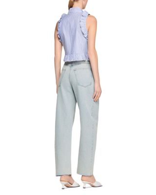 Cropped Ruffled Shirt