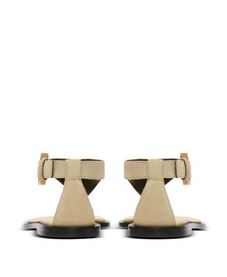  Women's Anthem Flat Toe-Post Sandals in Suede