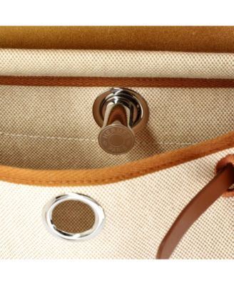 20 Herbag Zip Toile and Leather