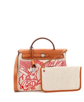 31 Herbag Zip Pegase Pop Toile and Leather