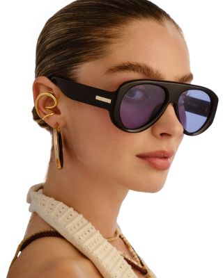 Dream Boat Aviator Sunglasses, 57mm