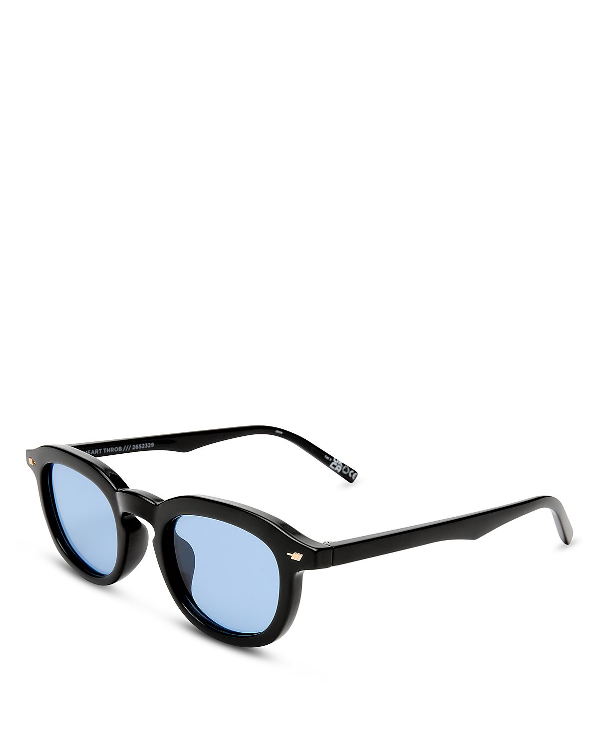 Le Specs Heart Throb Round Sunglasses, 50mm