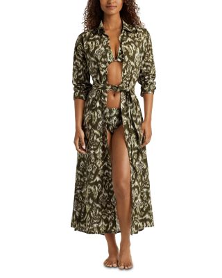 Shirt Dress Swim Cover-Up