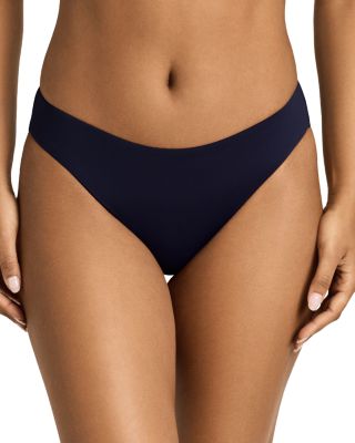 Curved Waist Mid Rise Bikini Bottom