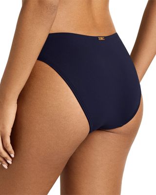 Curved Waist Mid Rise Bikini Bottom
