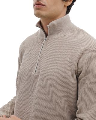 Caden Washed Quarter Zip Sweater