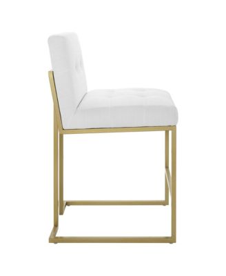  Privy Upholstered Fabric Counter Stool, Set of 2