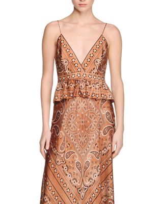 Bandana Print Maxi Dress