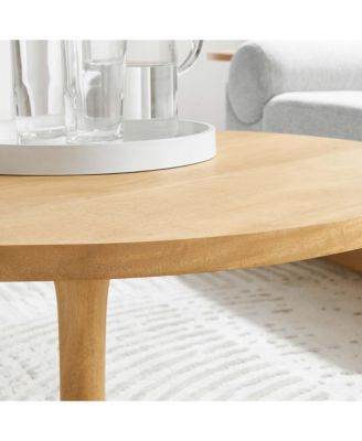  Lina Round Wood Coffee Table