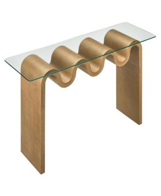  Ondine Glass Top 50" Console Table