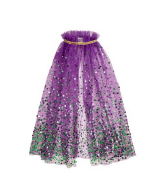 Girls' Mardi Gras Confetti Cape - Little Kid, Big Kid