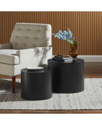  Amani Round Nesting Coffee Tables, Set of 2