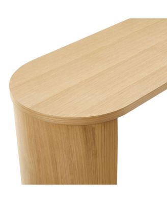  Aspect Oval Wood Entryway Console Table