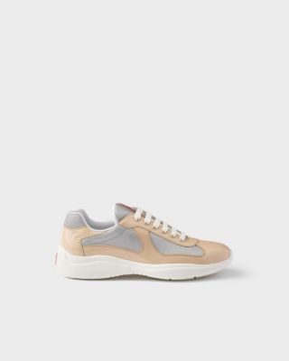  Men's America's Cup Sneakers Patent Leather And Technical Fabric