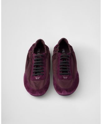  Men's Collapse Re-Nylon And Suede Elasticized Sneakers