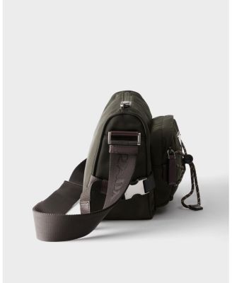  Speedrock Re-Nylon and Leather Shoulder Bag