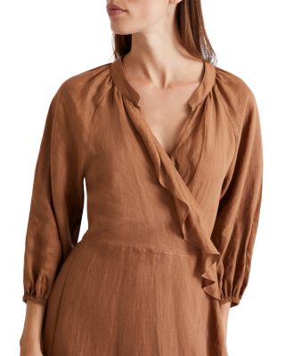 Gioco Linen Midi Dress