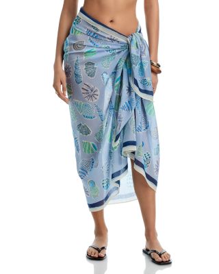 Sea Shells Sarong Swim Cover-Up