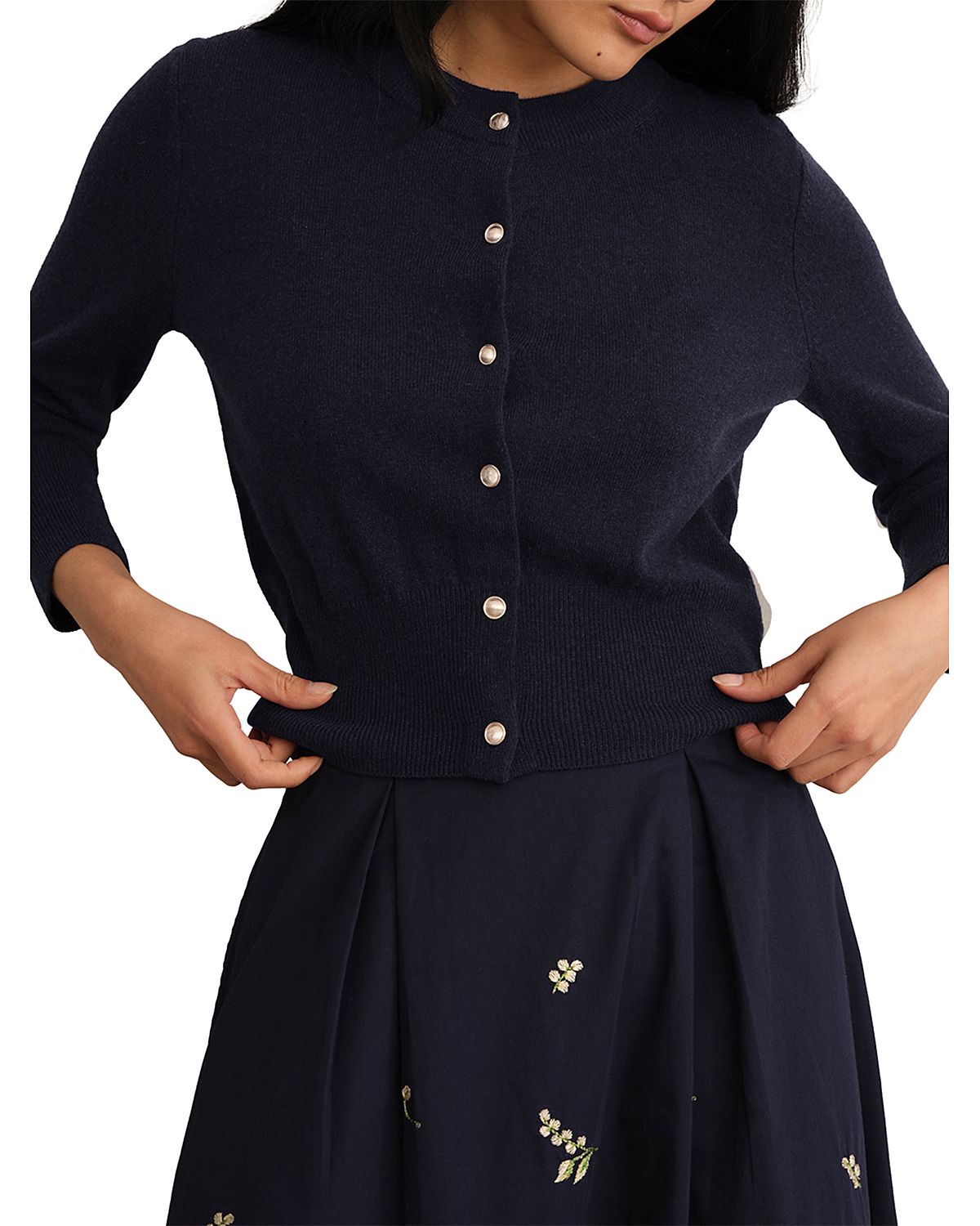 Hobbs London Tresco Wool & Cashmere Cardigan