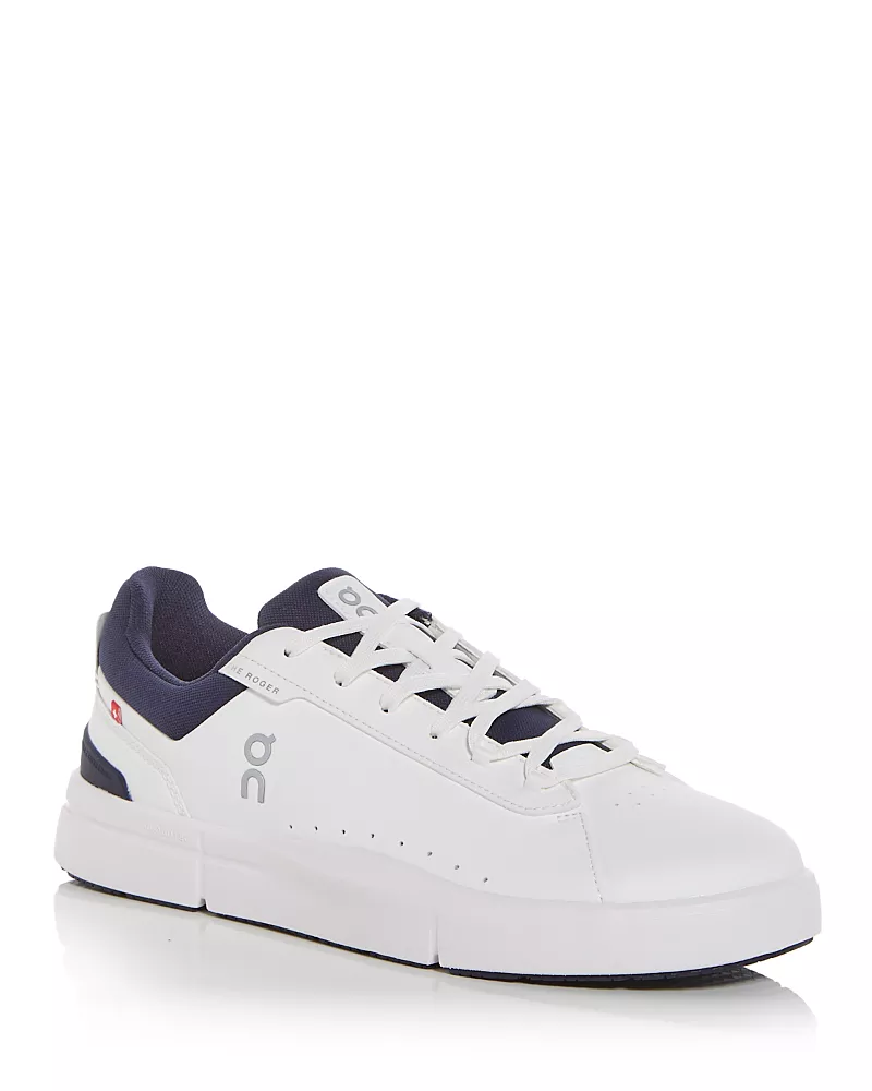On Men's The Roger Advantage Low Top Sneakers in White Multi
