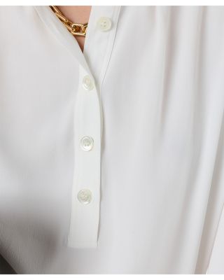 Cezanne Tunisian Collar Blouse