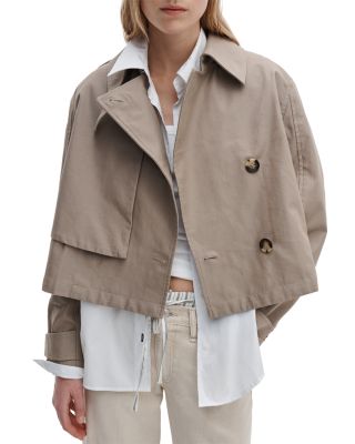 Jamie Cropped Trench Coat