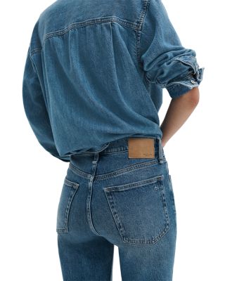 Harlow High Rise Straight Leg Ankle Jeans in Accord