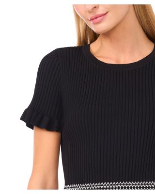 Elise Contrast Stitch Pullover