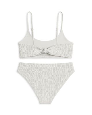 Girls' Smocked Two Piece Swimsuit - Big Kid