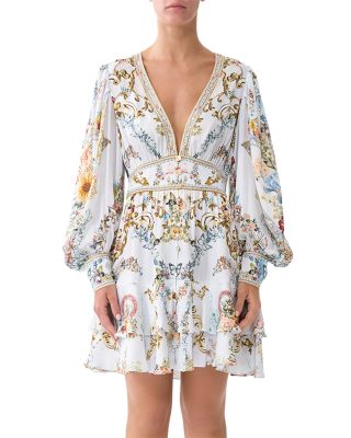 Button Front Frill Dress