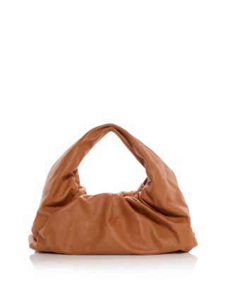 Leather Hobo Shoulder Bag