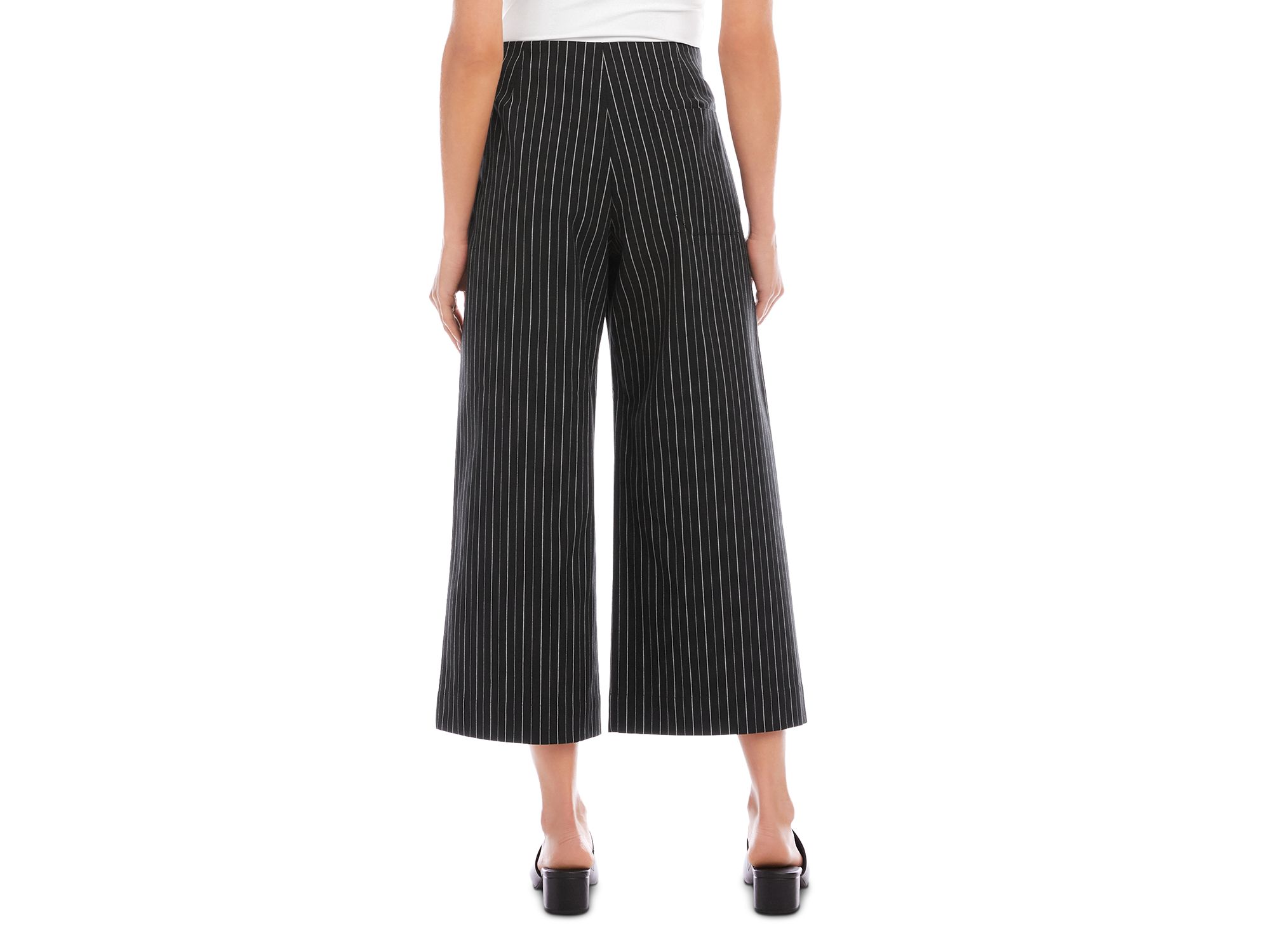 Cropped Wide-Leg Pants — Image 3