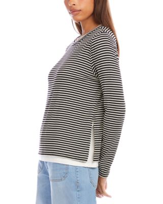 Striped Layered Look Top