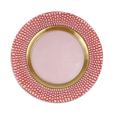 Pelli Glass Pink Charger