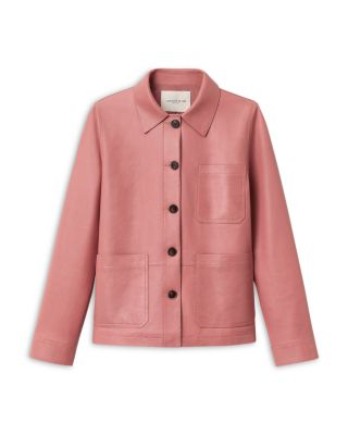 Leather Patch Pocket Jacket