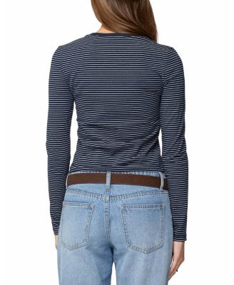 Brianna Striped Long Sleeve T-Shirt
