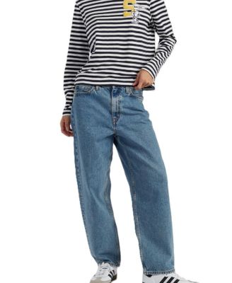 Women's Cotton Snoopy Varsity Long Sleeve T-Shirt