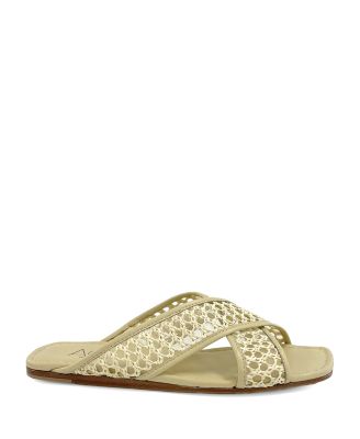 Women's Woven Slide Sandals