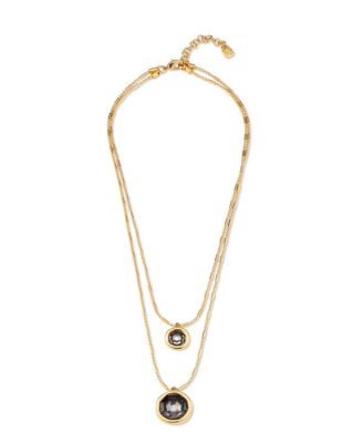  Double Strand Pendant Necklace